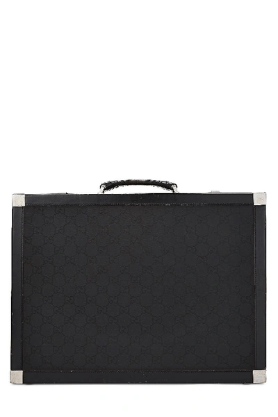 Gucci Black Original Gg Canvas Trunk