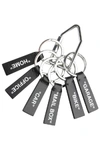 OFF-WHITE BLACK LABEL KEYRING,6e08a547-132b-06fe-c41b-cf58c6da3439