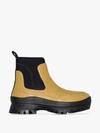 Stella Mccartney Utility Faux Leather Ankle Boots In Brown