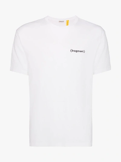 Moncler Genius Fragment Cotton Jersey T-shirt In White