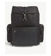 ERMENEGILDO ZEGNA Pelletessuta™ leather-trimmed nylon backpack