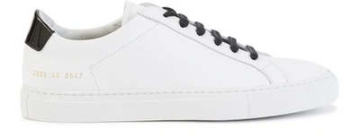 Common Projects Achille Retro Trainers In White / Black