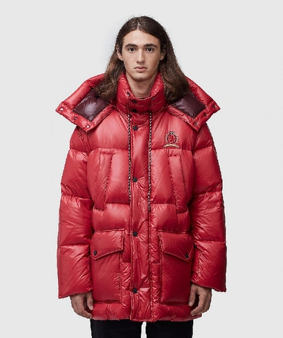 Tommy Hilfiger Mens Detachable Hood Down Jacket