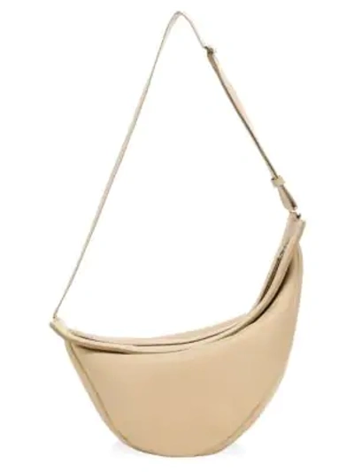 The Row Women's Large Slouchy Banana Leather Shoulder Bag In Cream Silk Pt