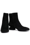 ALEXANDER WANG ALEXANDER WANG WOMAN KELLY SUEDE ANKLE BOOTS BLACK,3074457345621261850
