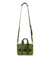 READYMADE READYMADE EMBROIDERED SMALL KHAKI BAG,RE-CK-KH-00-00-49/grn