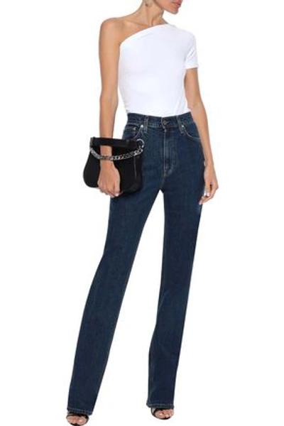 Helmut Lang High-rise Bootcut Jeans In Dark Denim