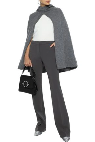 Le Kasha 1918 Madison Split-front Cashmere Hooded Cape In Anthracite