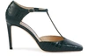 JIMMY CHOO Lexica 85 heels,LEXICA85/CCL/DARK GREEN