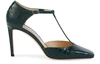 Jimmy Choo Lexica 85 Heels In Dark Green