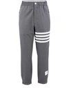THOM BROWNE SUPER 120S 4-BAR TROUSERS,BRWVJR5AGRY