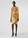 BURBERRY Hand-gathered Detail Sequinned Dress