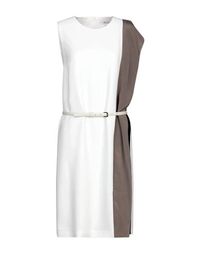 Max Mara Knee-length Dress In White