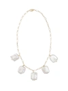 TIMELESS PEARLY CHAIN NECKLACE WITH PEARLS,11112207