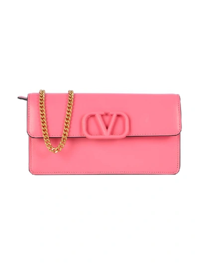 Valentino Garavani Wallet On Chain V Sling In Mac Rose