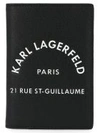 KARL LAGERFELD RUE ST GUILLAUME PASSAPORT HOLDER,11114811