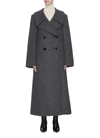 LEMAIRE Double-breasted melton coat