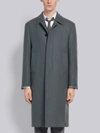 Thom Browne Relaxed Cashmere Bal Collar Overcoat In Grey