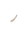 Sophie Bille Brahe Petite Croissant De Lune 18kt Gold Single Earring With Diamonds