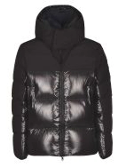 Moncler Blanc Padded Jacket In Black