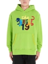 JUST DON THE JUNGLE HOODIE,HJ19LME GREEN