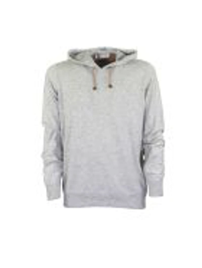 Brunello Cucinelli Light Gray Cashmere Hooded Sweatshirt In Grey