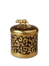 L'objet Leopard Candle In Brown