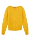 ALEXA CHUNG YELLOW SWEATER,KN08-WM104