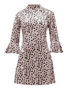 HVN LEOPARD MINI DRESS,FW191103