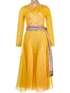 FENDI yellow monogrammed dress