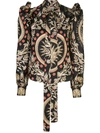 FAUSTO PUGLISI HOUSE OF PUGLISI SILK BLOUSE,FMD6276 P0539