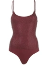 ALEXANDRE VAUTHIER CRYSTAL-EMBELLISHED BODYSUIT RED,194BY1150B 0191-1029B