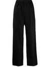 BALENCIAGA LOGO HIGH WAISTED PANTS,583824 TFU06