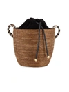 CESTA COLLECTIVE STRAW BUCKET BAG,10003-0604