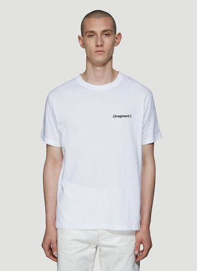 Moncler Logo Graphic T-shirt In White