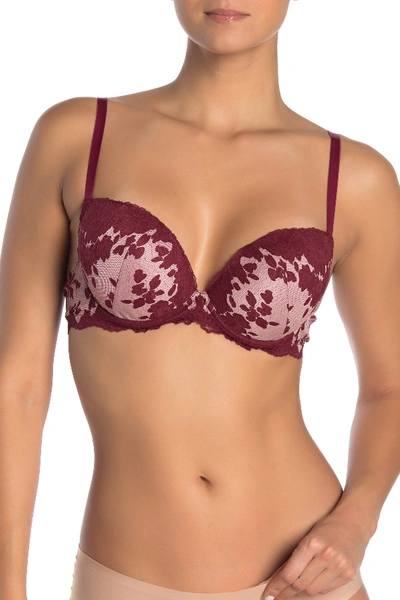 Cosabella Mesh Push-up Bra In Roa Burgu/