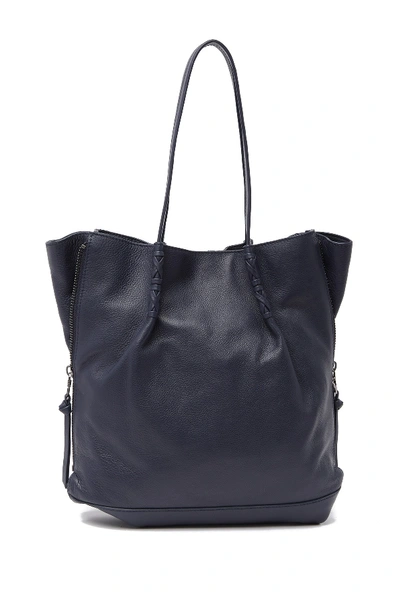 Kooba Bodhi Expandable Leather Tote In 23-navy