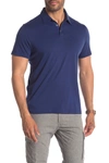 Zachary Prell Knit Cotton Polo Shirt In Dark Blue