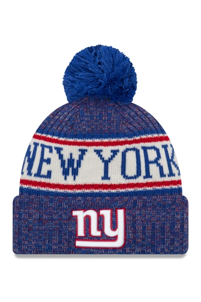 New Era Nfl '18 New York Giants Sport Knit Beanie In Blue