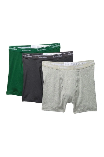 Calvin Klein Cotton Boxer Briefs - Pack Of 3 In Nlk 1edn/ 1dk C