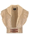 ISABEL MARANT ISABEL MARANT CROPPED OPEN FRONT RUFFLE SLEEVE JACKET