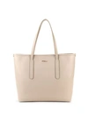 Furla Ariana Leather Open Tote Bag In Vaniglia