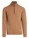 SAKS FIFTH AVENUE COLLECTION QUARTER-ZIP CASHMERE SWEATER,400011041365