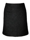 AMIRI GLITTER TWEED SKIRT,W9W07333TW