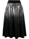 GIVENCHY FLARED SEQUIN MIDI SKIRT,BW40AT4Z56