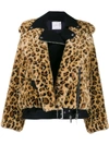 SACAI FAUX FUR LEOPARD Print JACKET