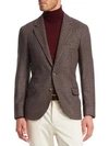 BRUNELLO CUCINELLI Small Check Wool & Cashmere Blazer