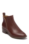 Dolce Vita Tivon Bootie In Brown Leather