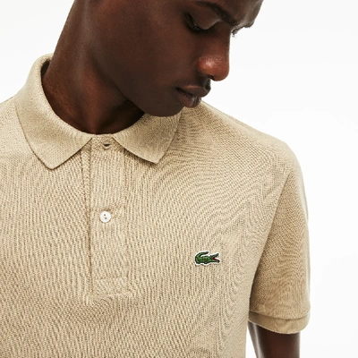 Lacoste Men's Slim Fit L.12.12 Piqué Polo - M - 4 In Beige