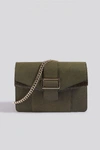 NA-KD CHAIN STRAP CROSSBODY BAG - GREEN